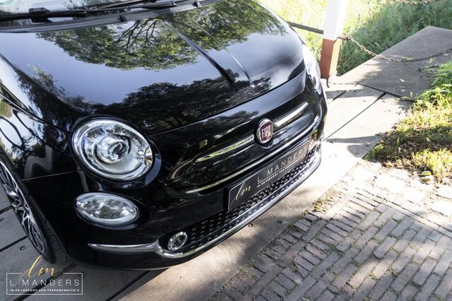Fiat 500C 0.9 TwinAir Turbo Star 2019 ZWART | Cabrio | Leder | Benzine