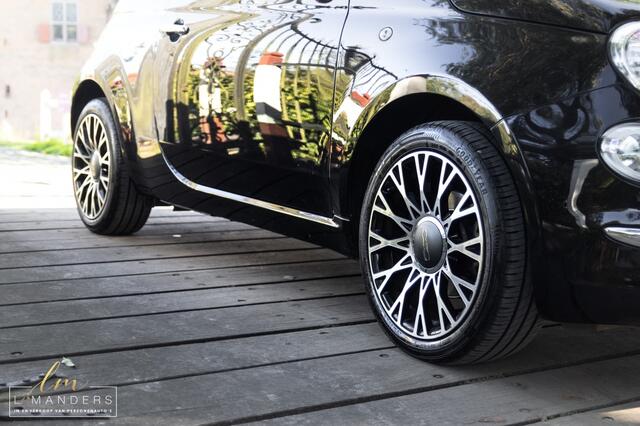 Fiat 500C 0.9 TwinAir Turbo Star 2019 ZWART | Cabrio | Leder | Benzine