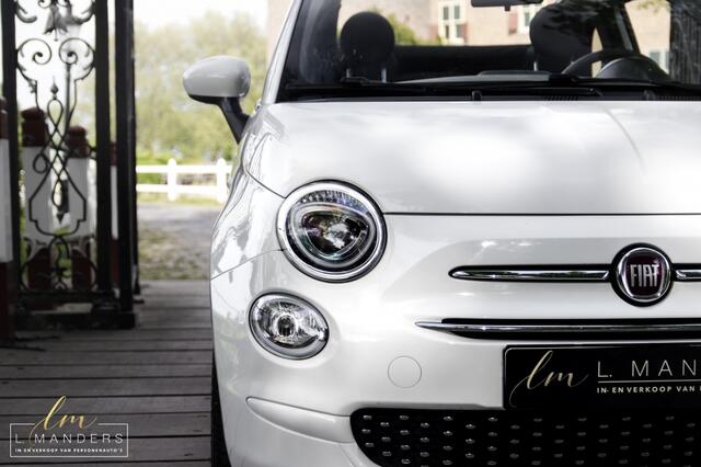 Fiat 500C 1.0 Hybrid Lounge 2020 WIT | Cabrio | Display | Benzine