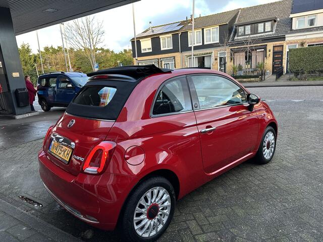 Fiat 500C 1.0 Hybrid RED NAVI|CARPLAY|AIRCO|CRUISE|CABRIO