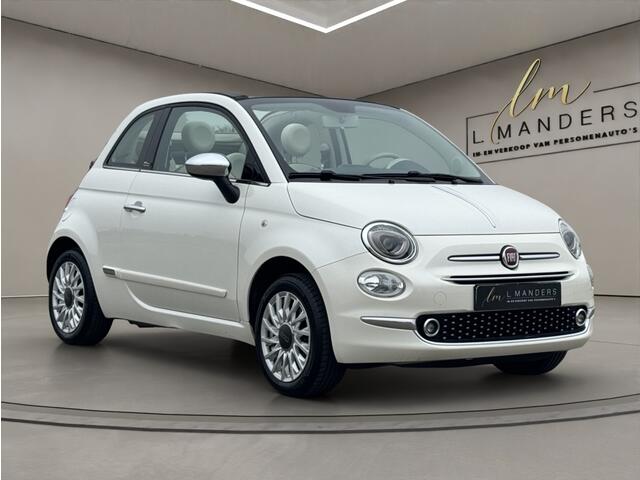 Fiat 500C 1.2 Lounge 2017 WIT PARELMOER | Cabrio | Climate Control | Navig