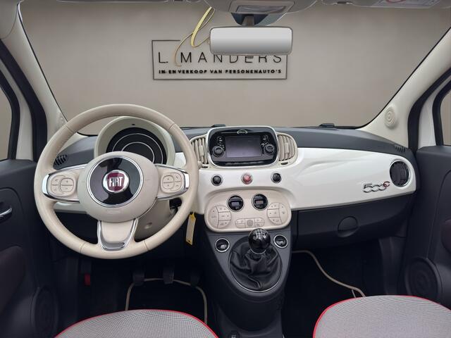 Fiat 500C 1.2 Lounge 2017 WIT PARELMOER | Cabrio | Climate Control | Navig