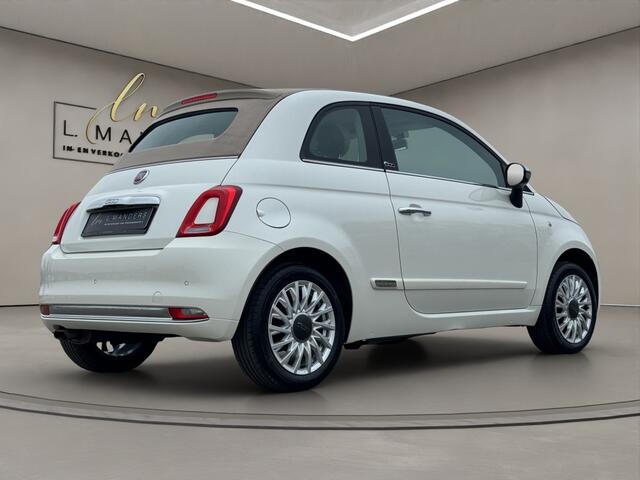 Fiat 500C 1.2 Lounge 2017 WIT PARELMOER | Cabrio | Climate Control | Navig