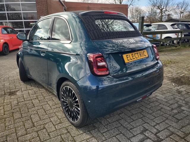 Fiat 500C E- La Prima-42KW -2022-12000KM- Alle Opties..