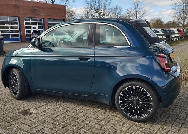 Fiat 500C E- La Prima-42KW -2022-12000KM- Alle Opties..