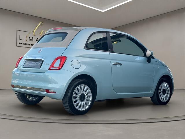 Fiat 500C 1.0 Hybrid Dolcevita 2023 BABY BLAUW | Cruise Control | Apple Ca