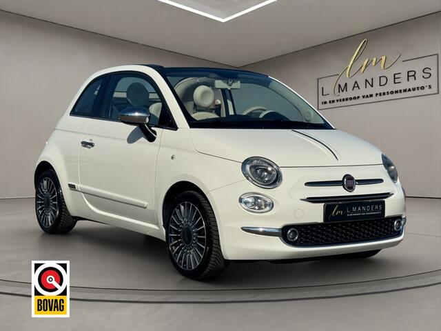 Fiat 500C 1.2 Lounge 2019 WIT | Cabrio | Apple CarPlay | Benzine | PDC