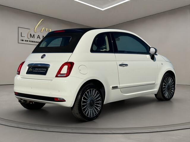 Fiat 500C 1.2 Lounge 2019 WIT | Cabrio | Apple CarPlay | Benzine | PDC