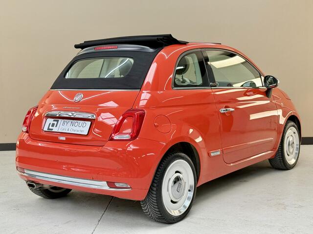 Fiat 500C 1.2 anniversario, 70Pk, 2018, 1ste eigenaresse, Navigatie, Cruise control, Airco, Parkeersensoren, Stuurbediening, Bluetooth audio,