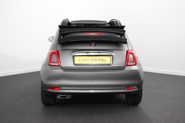 Fiat 500C 1.2 Star Lederen bekleding Navigatie Apple Carplay / Android Auto Climate Control Parkeer sensoren Led