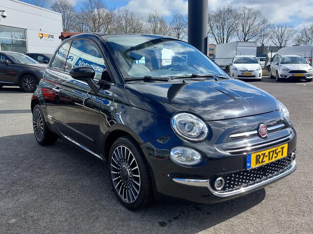Fiat 500C 0.9 TwinAir Turbo 80pk Dualogic Lounge Cabriolet | Origineel NL | Navi | Airco | Cruise | Bluetooth Carkit+Streaming | Licht+Regensensor | Mistlampen | 16''lm