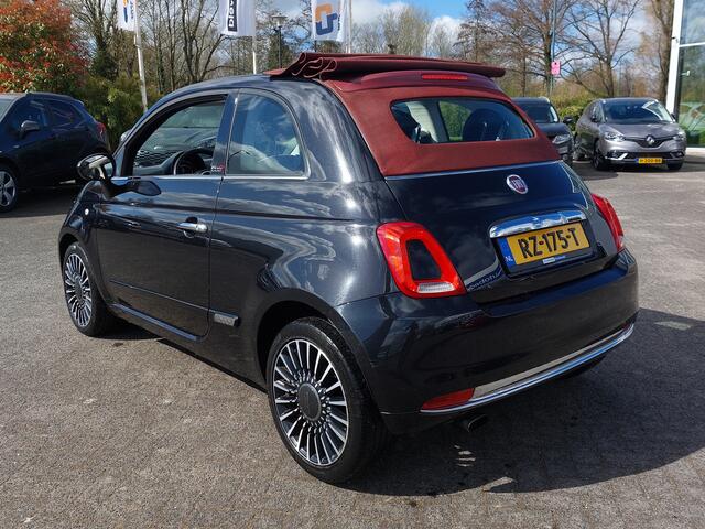 Fiat 500C 0.9 TwinAir Turbo 80pk Dualogic Lounge Cabriolet | Origineel NL | Navi | Airco | Cruise | Bluetooth Carkit+Streaming | Licht+Regensensor | Mistlampen | 16''lm