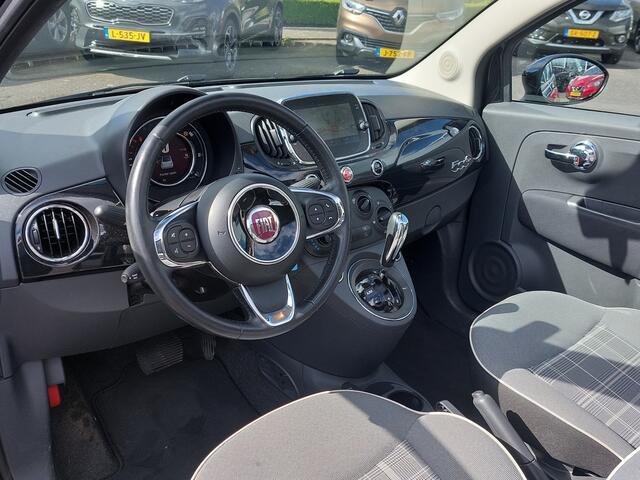 Fiat 500C 0.9 TwinAir Turbo 80pk Dualogic Lounge Cabriolet | Origineel NL | Navi | Airco | Cruise | Bluetooth Carkit+Streaming | Licht+Regensensor | Mistlampen | 16''lm