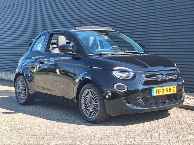 Fiat 500C Icon 42 kWh | Open Dak | Navigatie | Parkeersensoren | Airco | Lichtmetalen Velgen | Laadkabel Aanwezig |