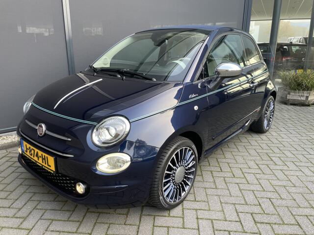 Fiat 500C 0.9 TwinAir Turbo Riva Speciale unieke uitvoering! - Elektrisch bedienbare kap - houtafwerking interieur - 105 pk - climate control - parkeersensoren achter multifunctioneel stuurwiel - navigatie - u connect - mistlampen - licht metalen velgen - lederen b