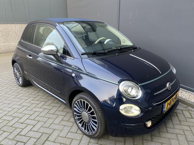 Fiat 500C 0.9 TwinAir Turbo Riva Speciale unieke uitvoering! - Elektrisch bedienbare kap - houtafwerking interieur - 105 pk - climate control - parkeersensoren achter multifunctioneel stuurwiel - navigatie - u connect - mistlampen - licht metalen velgen - lederen b
