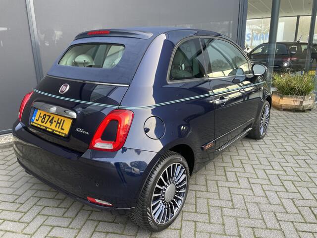 Fiat 500C 0.9 TwinAir Turbo Riva Speciale unieke uitvoering! - Elektrisch bedienbare kap - houtafwerking interieur - 105 pk - climate control - parkeersensoren achter multifunctioneel stuurwiel - navigatie - u connect - mistlampen - licht metalen velgen - lederen b