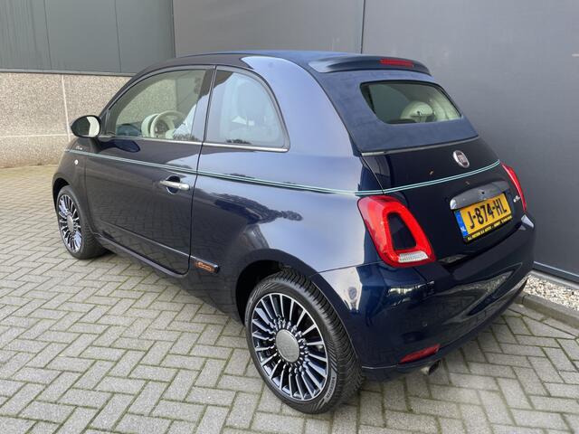 Fiat 500C 0.9 TwinAir Turbo Riva Speciale unieke uitvoering! - Elektrisch bedienbare kap - houtafwerking interieur - 105 pk - climate control - parkeersensoren achter multifunctioneel stuurwiel - navigatie - u connect - mistlampen - licht metalen velgen - lederen b