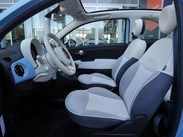 Fiat 500C 0.9 TwinAir Turbo Spiaggina 58 | Cabrio | Lichtmetalen velgen | Navigatie | Climate control | Cruise control | Regensensor | Parkeersensoren achter