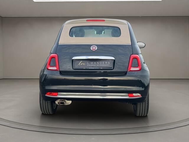 Fiat 500C 1.2 Lounge 2020 ZWART | Cabrio | Apple CarPlay | Benzine | PDC