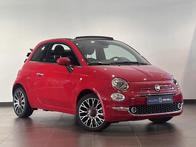 Fiat 500C Cabio RED 1.0 Hybrid 70pk | NAVI | CLIMA | DAB+ | 16" LM-VELGEN | APPLE CARPLAY / ANDROID AUTO |