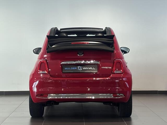 Fiat 500C Cabio RED 1.0 Hybrid 70pk | NAVI | CLIMA | DAB+ | 16" LM-VELGEN | APPLE CARPLAY / ANDROID AUTO |