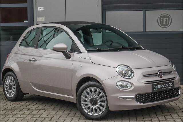 Fiat 500C 1.0 Hybrid Dolcevita 1e eig Carplay PDC Unieke kleur Garantie