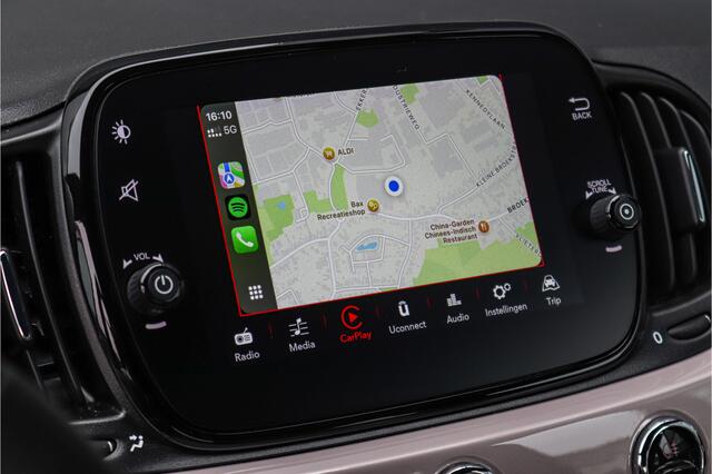 Fiat 500C 1.0 Hybrid Dolcevita 1e eig Carplay PDC Unieke kleur Garantie