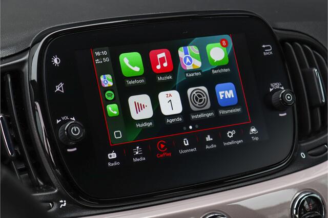 Fiat 500C 1.0 Hybrid Dolcevita 1e eig Carplay PDC Unieke kleur Garantie