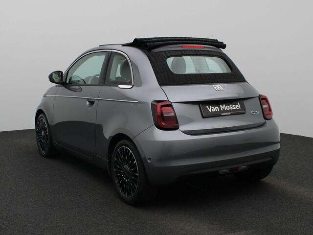 Fiat 500C La Prima 42 kWh Cabriotop| BTW| Automaat | WLTP 320 km| Navigatie| Achteruitrijcamera| Cruise & Climate Control| DC lader| Stoelverwarming