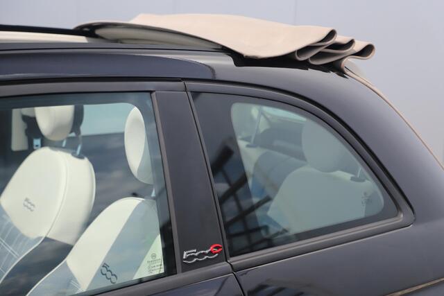 Fiat 500C 1.0 Hybrid Lounge Cabrio Navigatie Carplay Android Airco Cruise Control 15 inch LMV