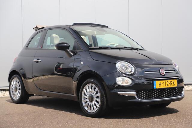 Fiat 500C 1.0 Hybrid Lounge Cabrio Navigatie Carplay Android Airco Cruise Control 15 inch LMV