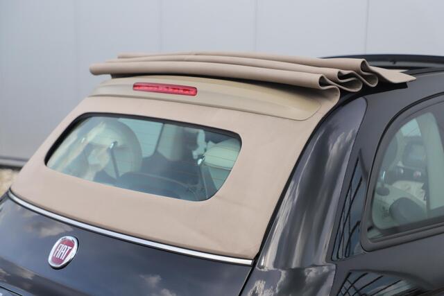 Fiat 500C 1.0 Hybrid Lounge Cabrio Navigatie Carplay Android Airco Cruise Control 15 inch LMV