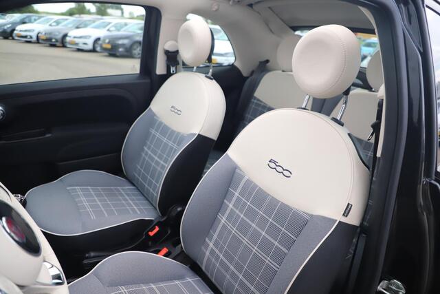 Fiat 500C 1.0 Hybrid Lounge Cabrio Navigatie Carplay Android Airco Cruise Control 15 inch LMV