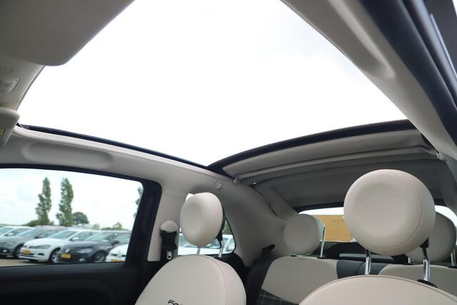 Fiat 500C 1.0 Hybrid Lounge Cabrio Navigatie Carplay Android Airco Cruise Control 15 inch LMV