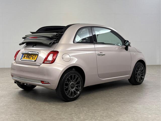 Fiat 500C 1.2 Lounge Cabriolet Clima Cruise Carplay Open Dak LED Leder PDC 16"LMV
