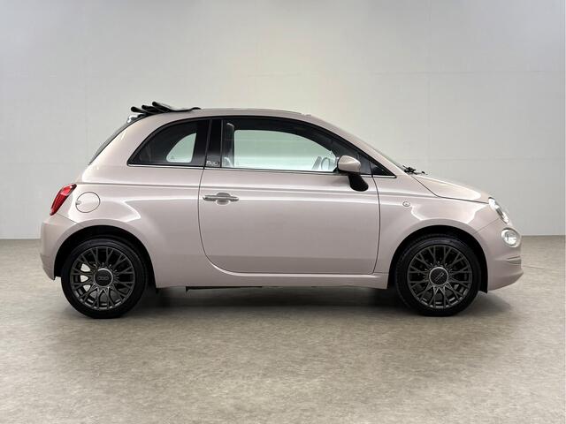 Fiat 500C 1.2 Lounge Cabriolet Clima Cruise Carplay Open Dak LED Leder PDC 16"LMV