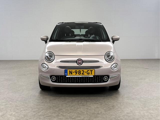 Fiat 500C 1.2 Lounge Cabriolet Clima Cruise Carplay Open Dak LED Leder PDC 16"LMV