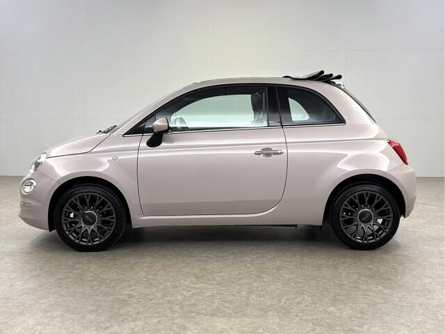 Fiat 500C 1.2 Lounge Cabriolet Clima Cruise Carplay Open Dak LED Leder PDC 16"LMV