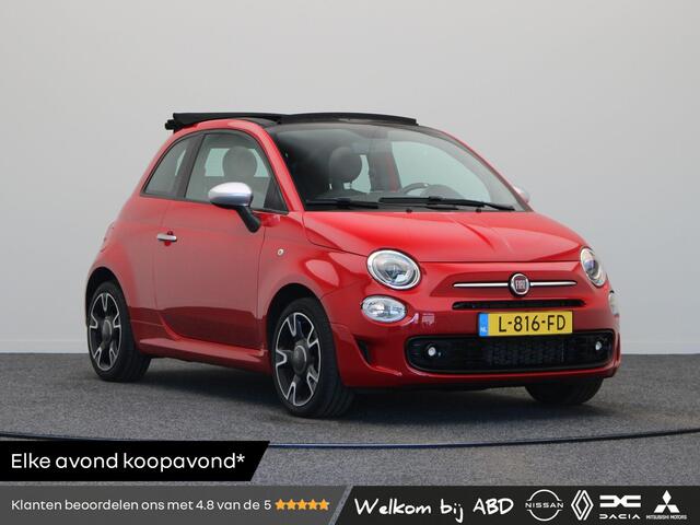 Fiat 500C 1.0 Hybrid Rockstar | Lederen bekleding | Cruise control | Apple carplay |