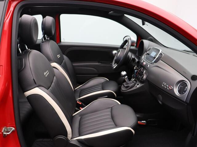 Fiat 500C 1.0 Hybrid Rockstar | Lederen bekleding | Cruise control | Apple carplay |
