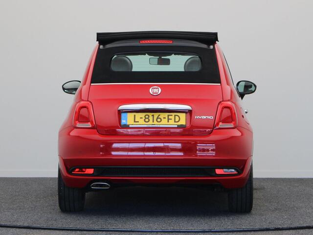 Fiat 500C 1.0 Hybrid Rockstar | Lederen bekleding | Cruise control | Apple carplay |