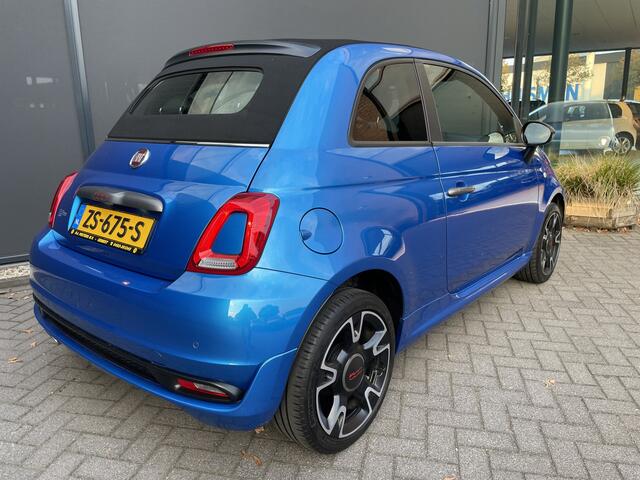 Fiat 500C 0.9 TwinAir Turbo Sport Airco - Cruise control - parkeersensoren achter - navigatiesysteem - Licht metalen velgen 16 inch - Mistlampen voor - Stuur mulftifunctioneel - sportstuur
