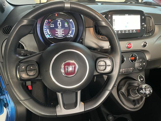 Fiat 500C 0.9 TwinAir Turbo Sport Airco - Cruise control - parkeersensoren achter - navigatiesysteem - Licht metalen velgen 16 inch - Mistlampen voor - Stuur mulftifunctioneel - sportstuur