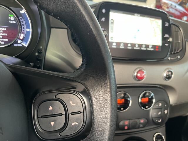 Fiat 500C 0.9 TwinAir Turbo Sport Airco - Cruise control - parkeersensoren achter - navigatiesysteem - Licht metalen velgen 16 inch - Mistlampen voor - Stuur mulftifunctioneel - sportstuur