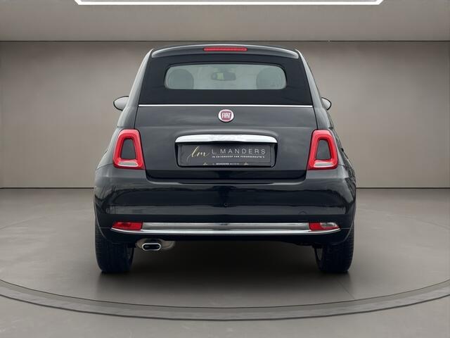 Fiat 500C 1.2 Lounge 2017 ZWART | Cabrio | Apple CarPlay | Benzine | PDC