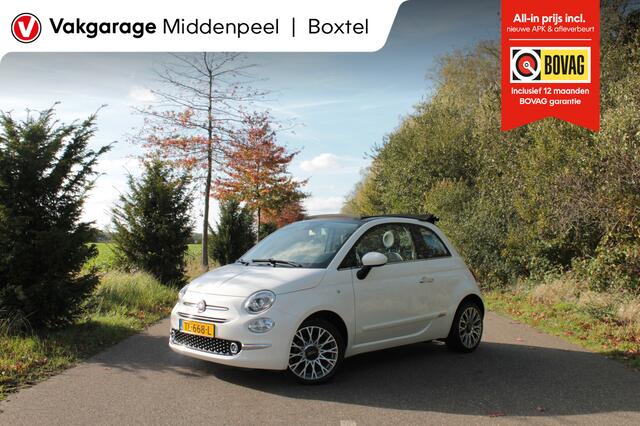 Fiat 500C 0.9 TwinAir Turbo Lounge | Cabrio | Airco | Cruise