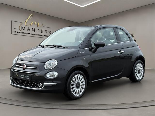 Fiat 500C 1.0 Hybrid Dolcevita 2021 ZWART | Cabrio | Apple CarPlay