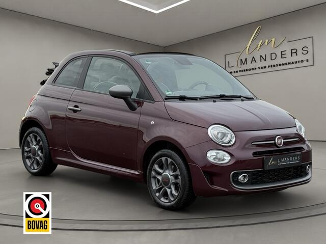 Fiat 500C 1.2 Sport 2019 BORDEAUX | Cabriolet | Apple CarPlay