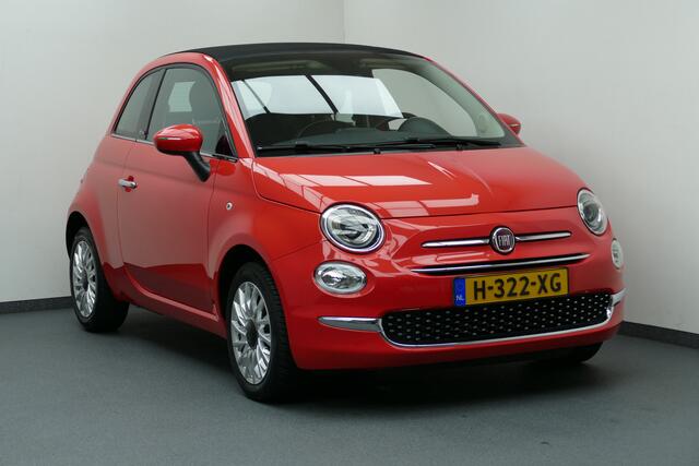Fiat 500C 1.2 Clima, Cruise, Park Sensors, 15"LM Velgen All Season Banden